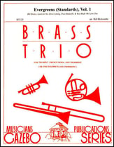 EVERGREENS STANDARDS FOR BRASS TRIO cover